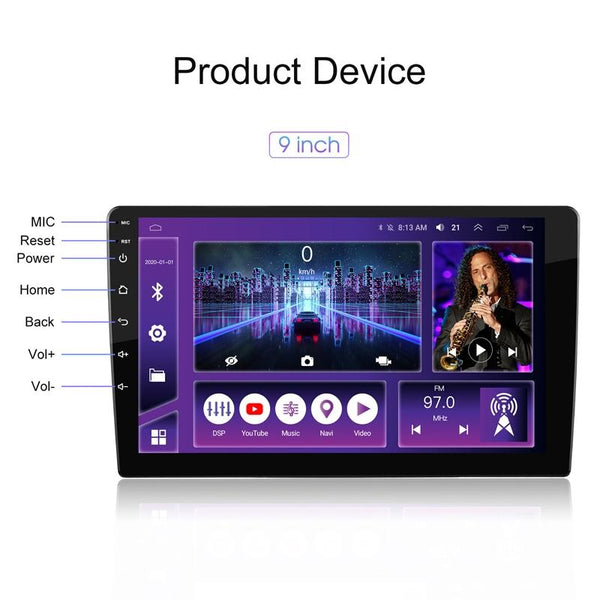 9 Inch 8 Core Carplay Android Navigation Monitor 2 + 32G Memory 4 64G Other Car Video