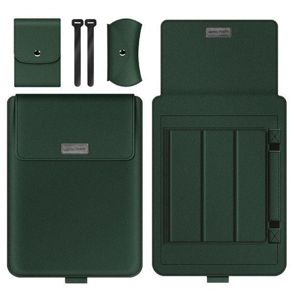 15 Inch 4 Computer Bracket Liner And Storage Bag Green Laptop Cases & Bags