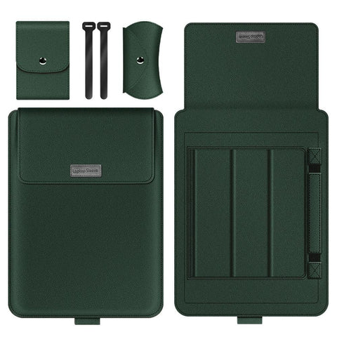 15 Inch 4 Computer Bracket Liner And Storage Bag Green Laptop Cases & Bags