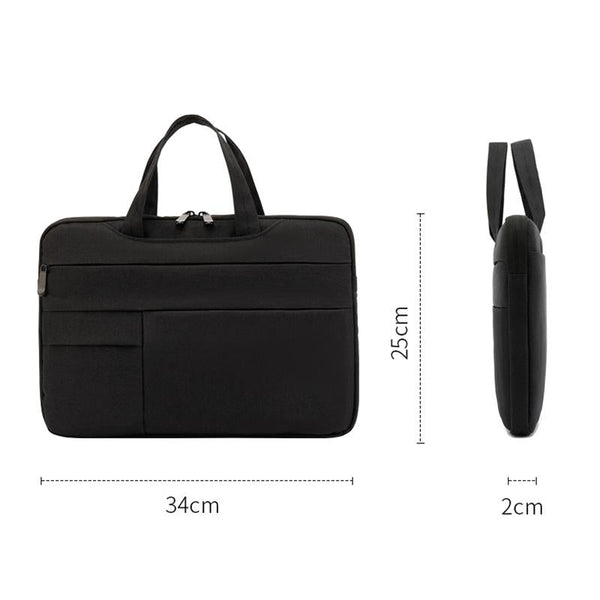 Waterproof Laptop Handbag For 15.4 16 Inch Laptops Oxford Cloth Black Laptop Cases & Bags