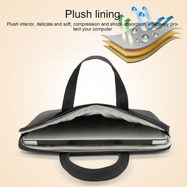 Waterproof Laptop Handbag For 15.4 16 Inch Laptops Oxford Cloth Black Laptop Cases & Bags