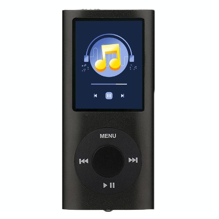 1.8 Inch Metal Mp4 Player + 16G Tf Card Earphone Cable Black With Earphone+Cable Ipods & Mp3 Players