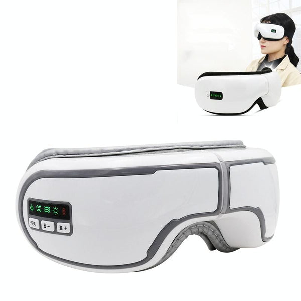 Yk110 Eye Massager Hot Compression Bluetooth White Massagers