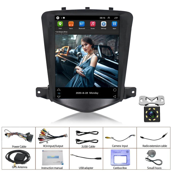 9.7 Inch Navigation For Chevy Cruze + 8 Cam 1 16G Other Car Video