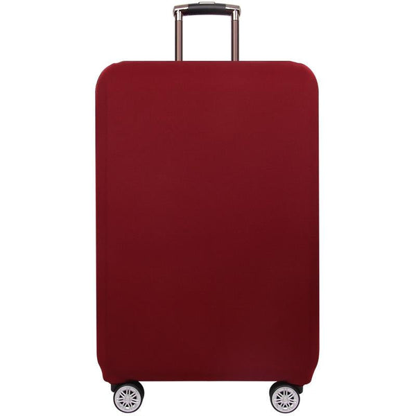 Stretch Luggage Protective Cover Durable & Dust Proof Size Wine Red Other Luggage