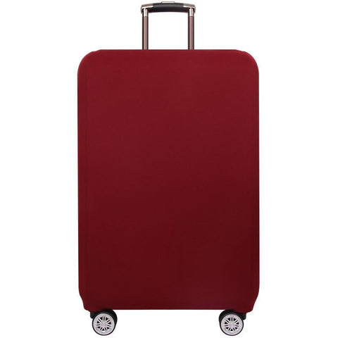 Stretch Luggage Protective Cover Durable & Dust Proof Size Wine Red Other Luggage
