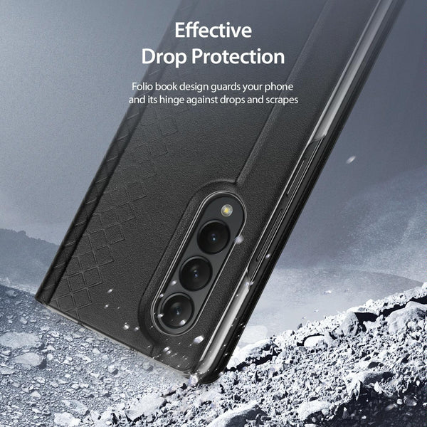 For Samsung Galaxy Z Fold4 5G Dux Ducis Bril Case Pu Tpu Cases Covers & Skins