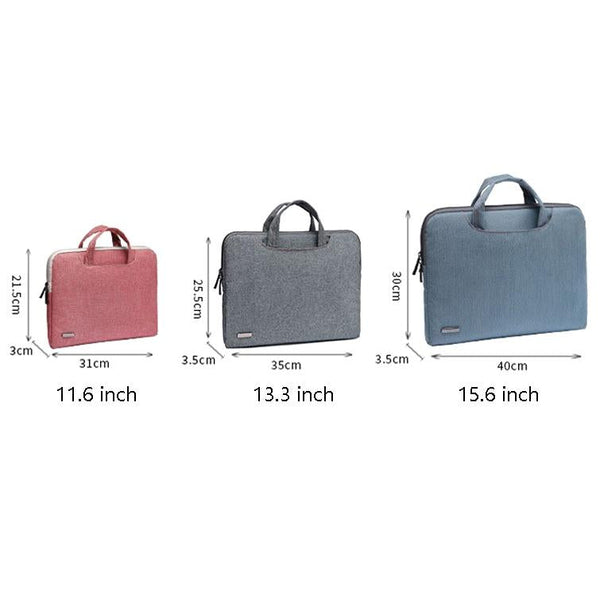 15.6 Inch Simple Business Laptop Bag With Liner Ls 116 Pu Black Laptop Cases & Bags