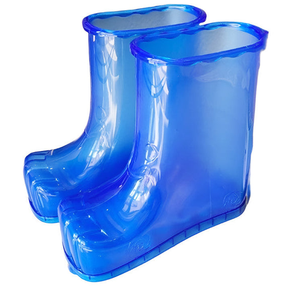 Plastic Bubble Foot Bucket 28Cm Height Fits Shoe Sizes 45 And Under Blue Salon & Spa Supplies