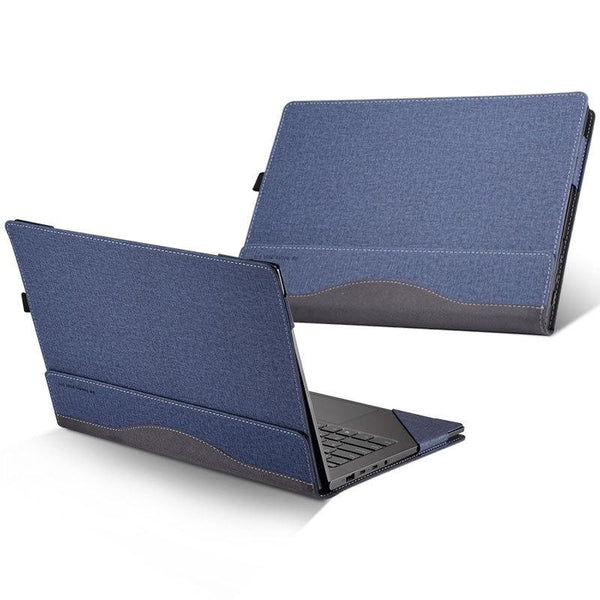 14 Inch Laptop Protective Case Pu Leather For Ideapad C340 Blue Laptop Cases & Bags