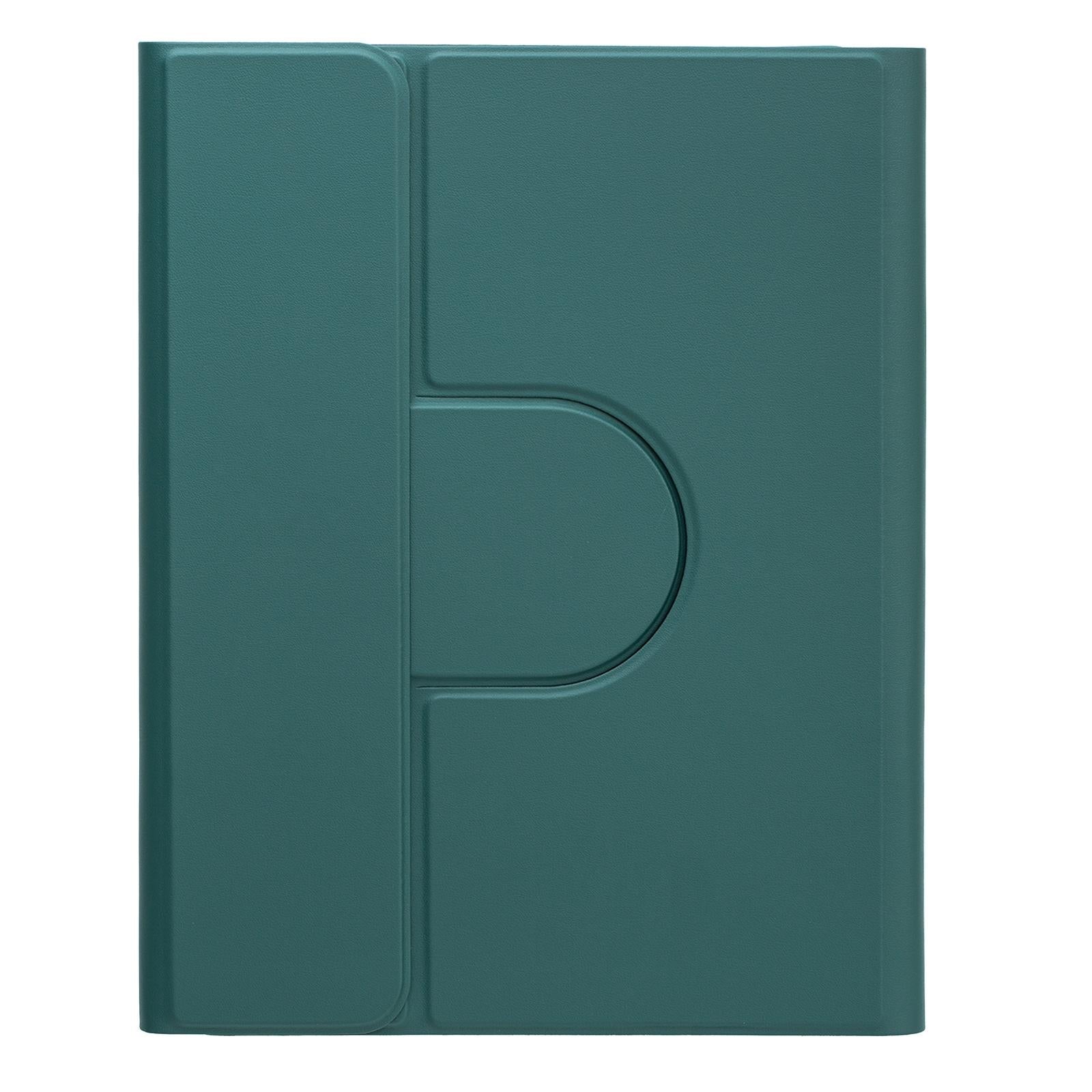 360 Degree Rotatable Bluetooth Keyboard Leather Case Square Button Mint Green For Ipad 10.2 2021 / Air 2019 Cases Covers Keyboard Folios