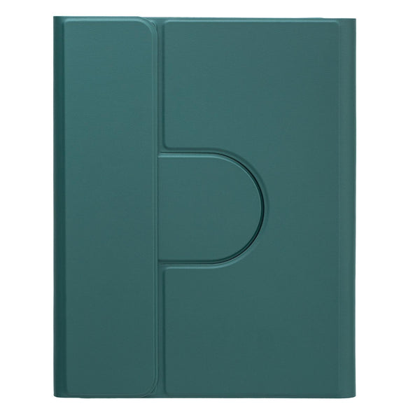 360 Degree Rotatable Bluetooth Keyboard Leather Case Square Button Mint Green For Ipad 10.2 2021 / Air 2019 Cases Covers Keyboard Folios