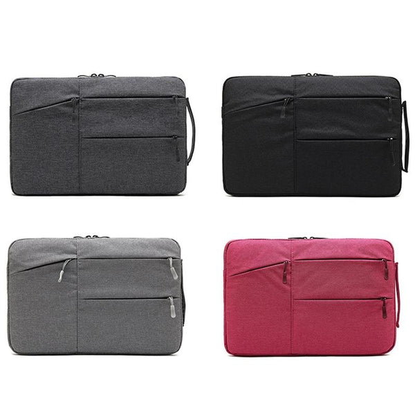 15.6 Inch Business Laptop Liner Bag Polyester Zipper Closure Black Laptop Cases & Bags