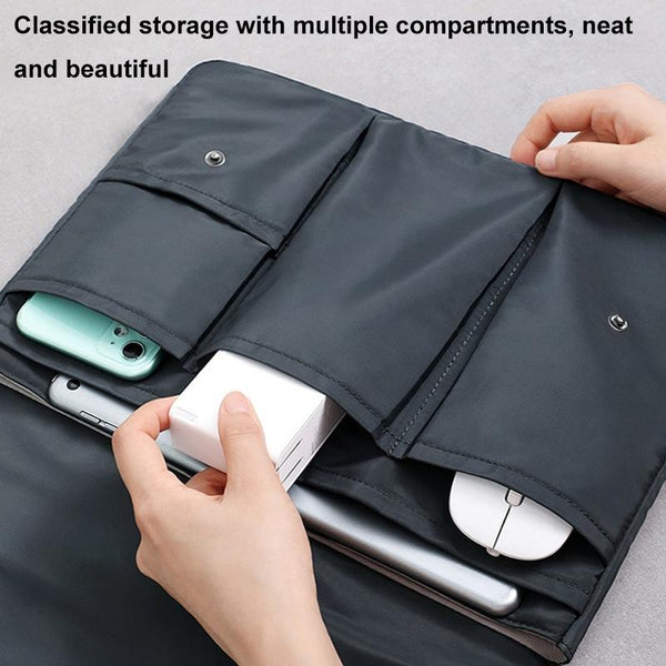 13 Inch Multi Layer Laptop Sleeve Waterproof & Shock Absorbing Storage Bag Black 15 Laptop Cases & Bags