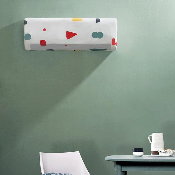 Anti Dust Hanging Air Conditioner Cover All Inclusive 95X31x21cm Flower Portable Air Conditioners