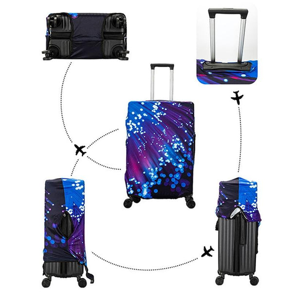 Thick Elastic Luggage Cover For Outdoor Travel Fits 22 24 Inches Style 016 Other Luggage