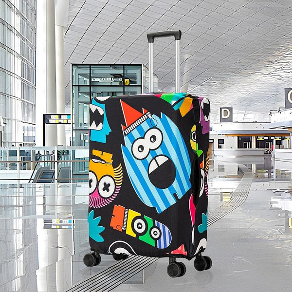 Thick Elastic Luggage Cover For Outdoor Travel Fits 22 24 Inches Style 016 Other Luggage
