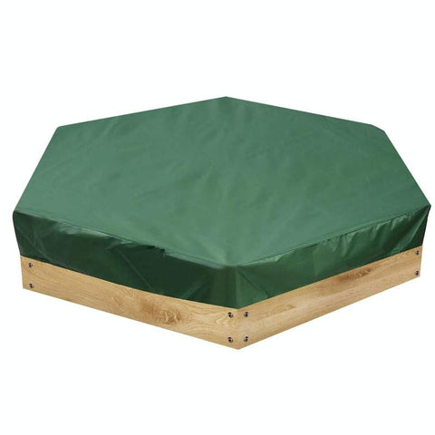 Waterproof Hexagonal Toy Cover Uv & Dust Proof 140X110cm Green Storage Bags