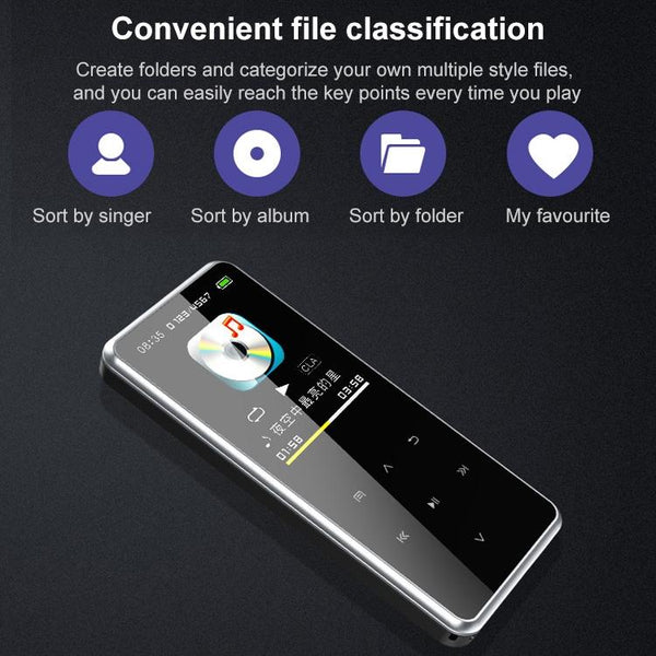 16Gb Touch Screen Bluetooth Mp3 Player With Recorder Ipods & Mp3 Players