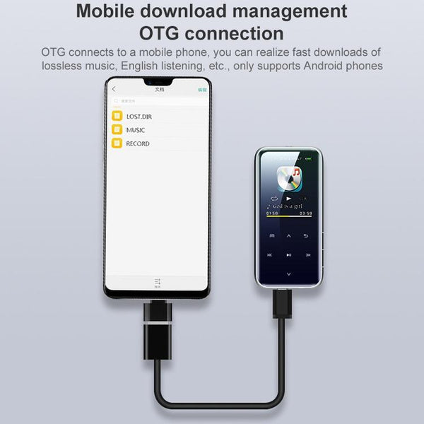 16Gb Touch Screen Bluetooth Mp3 Player With Recorder Ipods & Mp3 Players