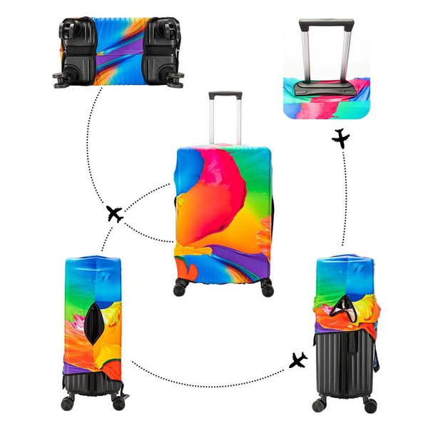 Travel Trolley Case Dustproof Sleeve Protects From And Wear 001 Fits 22 24 Inch Luggage Large Other Travel Accessories