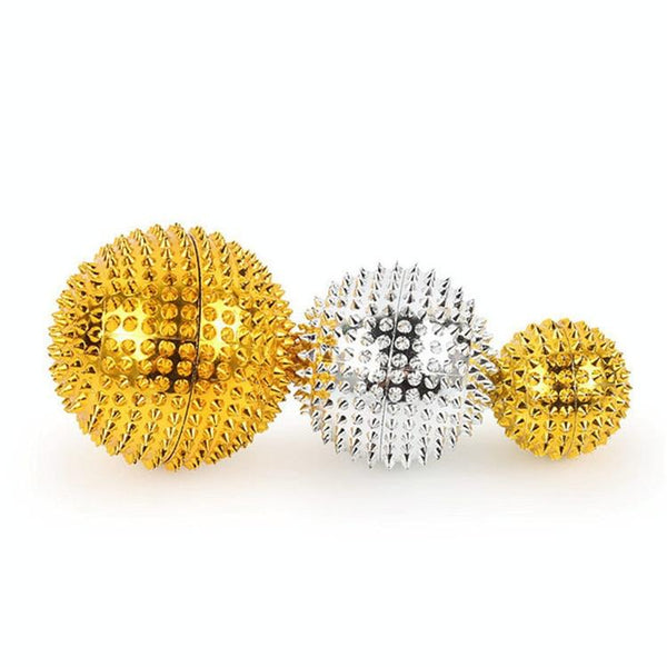 5.6Cm Magnetic Massage Ball For Muscle Relaxation Gold Massagers