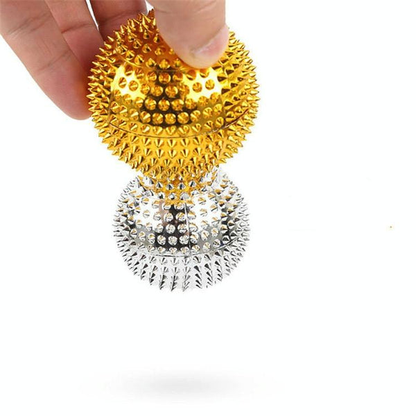 5.6Cm Magnetic Massage Ball For Muscle Relaxation Gold Massagers