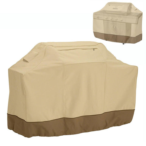 Waterproof Bbq Cover With Sundry Bag Oxford Cloth 163X61x122cm Beige Parts & Accessories