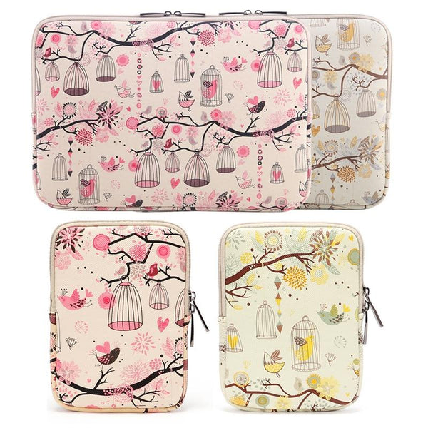 Parallel Deals Universal Cartoon Tablet Sleeve Bag Business Edition Pink 8.3 Inch Laptop Cases & Bags