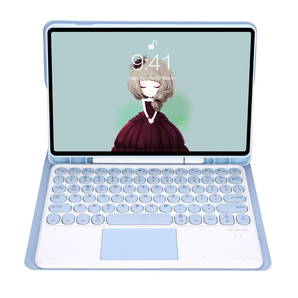 Detachable Bluetooth Keyboard Leather Case For Ipad 10.2 / Air 2019 Pro 10.5 Black Eda001493803a Cases Covers Keyboard Folios