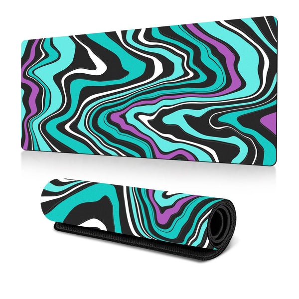 Abstract Gaming Desk Mat 300 X 600 2Mm Fluid 300X800x2mm Desk Mats