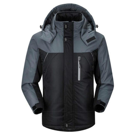 Men Winter Thick Fleece Waterproof Outwear Down Jackets Coats Size Xl Black Coats Jackets & Vests