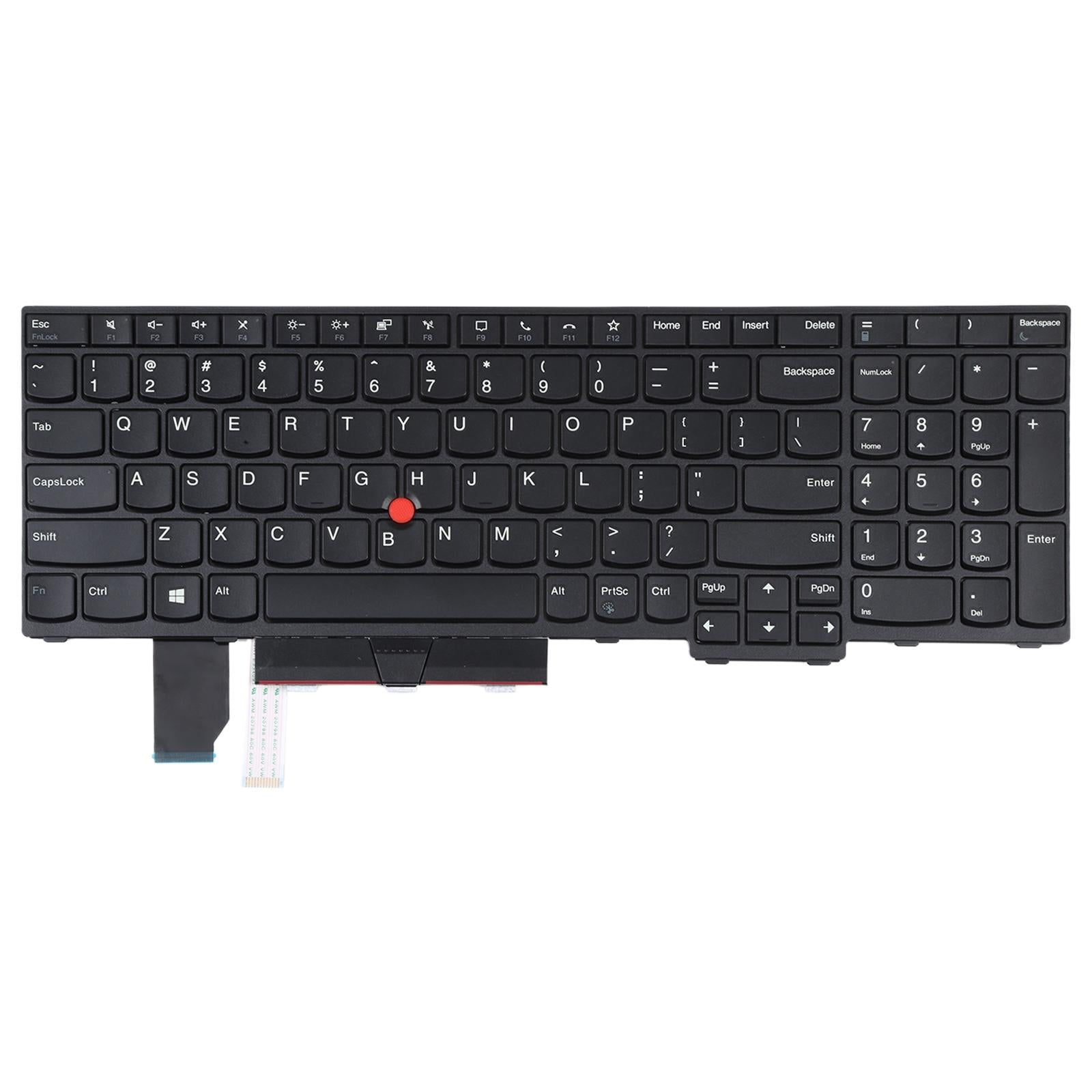 Lenovo Thinkpad P15v / L15 Keyboard With Pointing Black Us Version Keyboards & Keypads