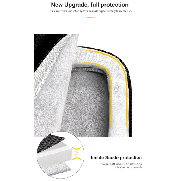 15.6 Inch Thickened Polyester Laptop Bag Pink Laptop Cases & Bags