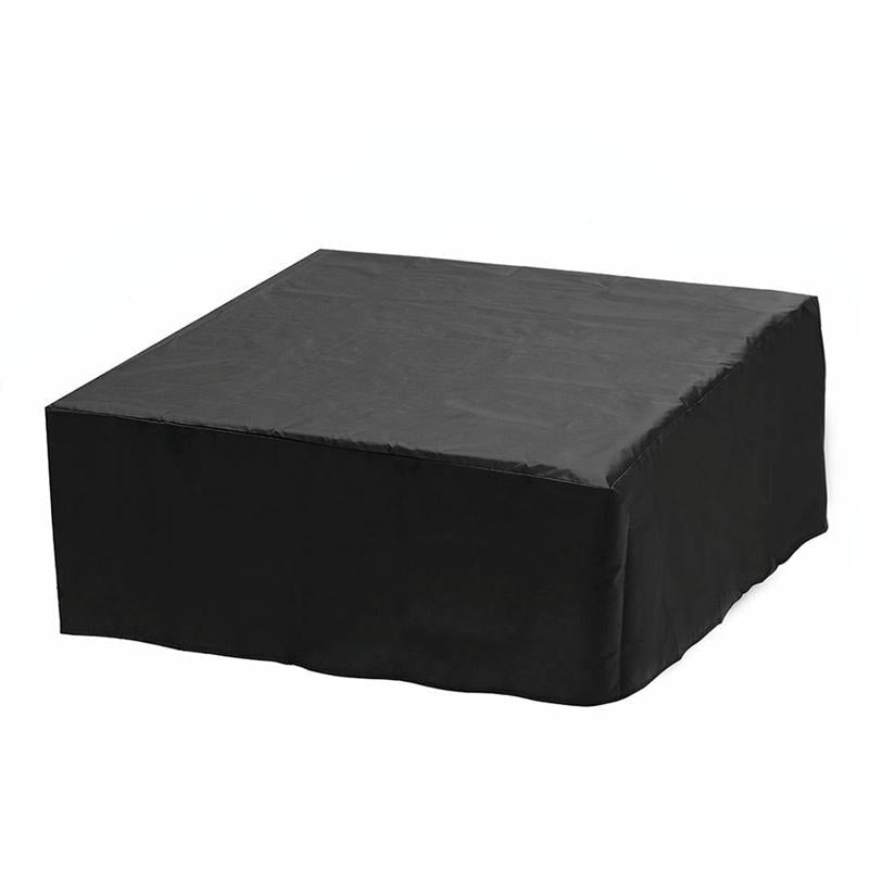 240X240x85cm Waterproof Dustproof Cover For Bathtub Pool Table & Chair Protects From Falling Leaves Black Outdoor Furniture Covers