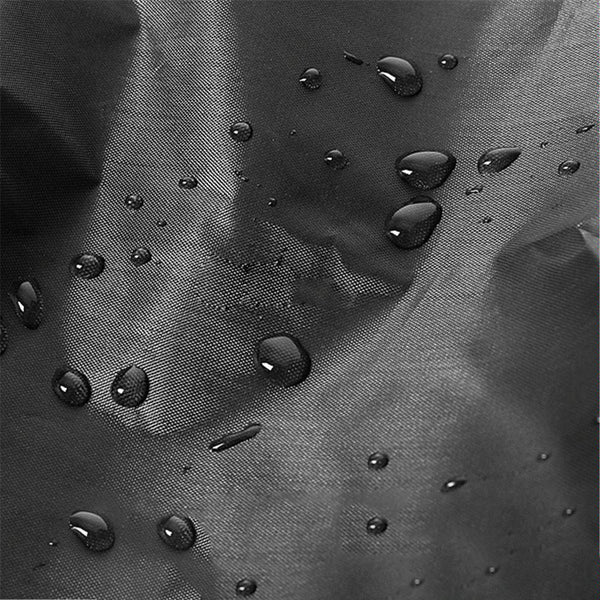 Waterproof Outdoor Bench Cover Fits 4 Seats 190X66x89cm Black / Silver Outdoor Furniture Covers