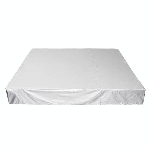 Waterproof Dustproof Protection Cover For Bathtub Pool Table & Chair 218X218x30cm Silver Outdoor Furniture Covers