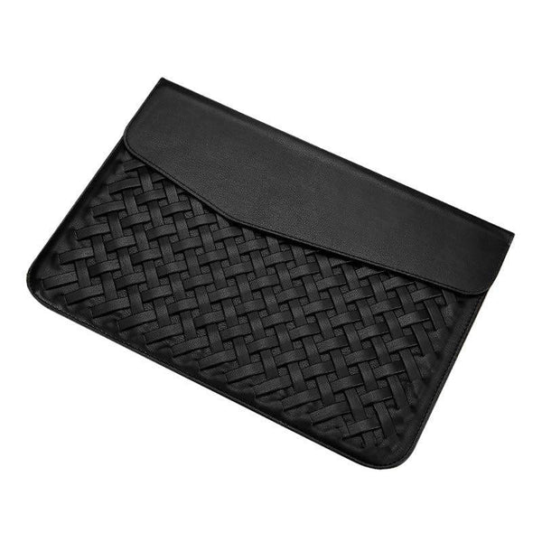 Parallel 13 Inch Hand Woven Notebook Liner Bag For Computers Black Laptop Cases & Bags