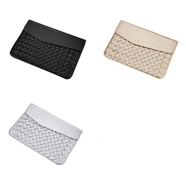 Parallel 13 Inch Hand Woven Notebook Liner Bag For Computers Black Laptop Cases & Bags