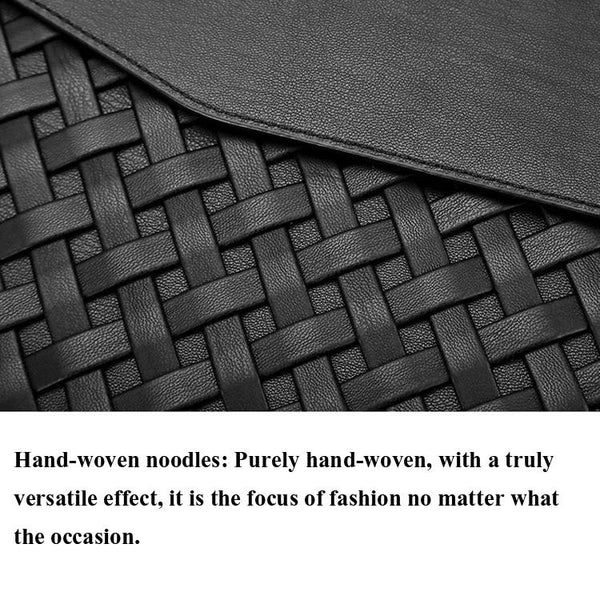Parallel 13 Inch Hand Woven Notebook Liner Bag For Computers Black Laptop Cases & Bags