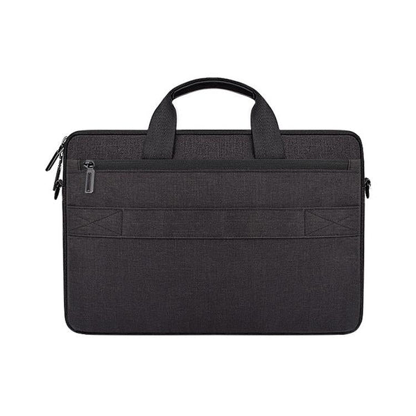 15.4 Inch Laptop Carrying Bag With Shoulder Strap Handheld Briefcase Style Black Laptop Cases & Bags