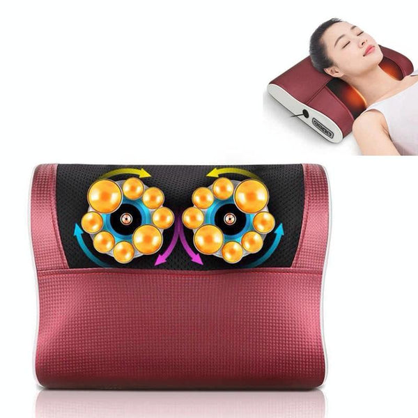 Multifunctional Electric Massage Pillow For Neck Back And Waist Massagers