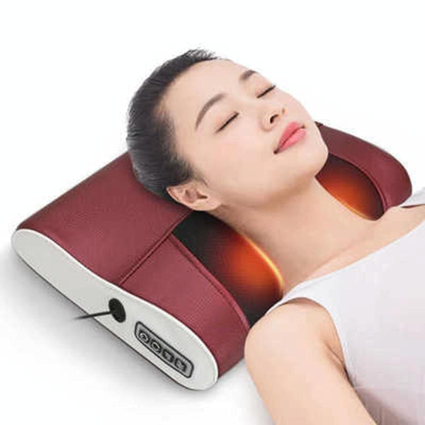 Multifunctional Electric Massage Pillow For Neck Back And Waist Massagers