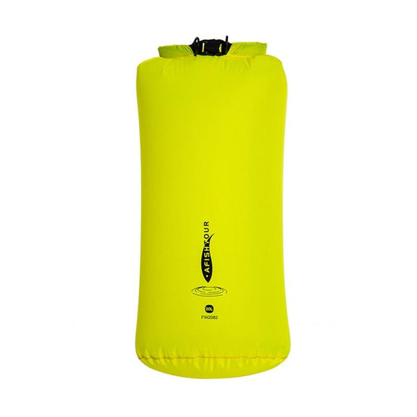 Waterproof Outdoor Storage Bag 20L Multi Function Light Thin Design Yellow Storage Bags
