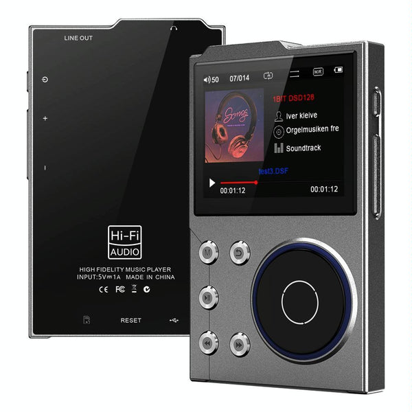 2.4 Inch Hifi Bluetooth Music Player Dsd256 Mastering Sound Quality 16Gb+16Gb Memory Gray 16Gb+32Gb Ipods & Mp3 Players