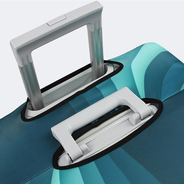 29 32 Inch Travel Suitcase Dust Covers Elastic & Abrasion Resistant Green Ripple Other Travel Accessories