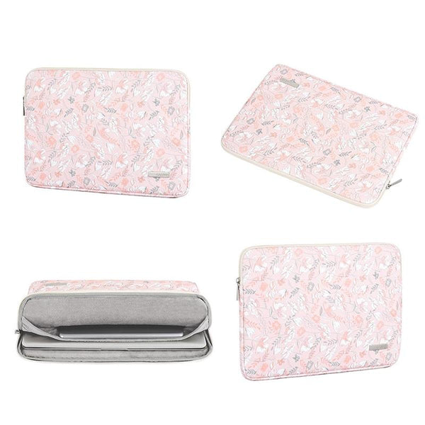 Parallel Deals Waterproof 14 Laptop Liner Bag In Light Pink Pu Leather Laptop Cases & Bags