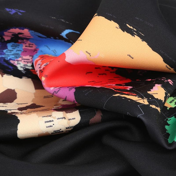 Xl Travel Luggage Cover Dustproof Scratch Proof Elastic Sleeve Fits 29 32 Inch Suitcases World Map Other Travel Accessories