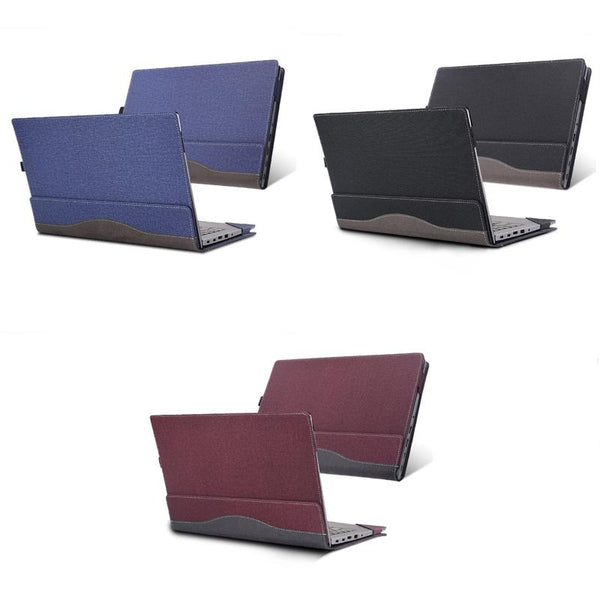 Protective Leather Laptop Case Anti Fall Dark Blue For Lenovo V15 Gen 4 Laptop Cases & Bags
