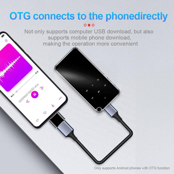 Bluetooth Mp3 Player 32Gb Capacity Black Ipods & Mp3 Players